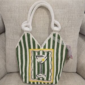 VIRAL Martini Beaded Handbag